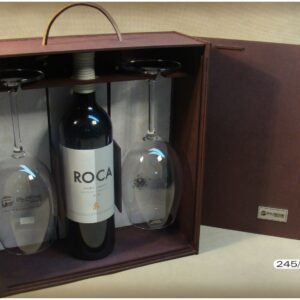 245-20 CAJA MDF BOTELLA Y COPA