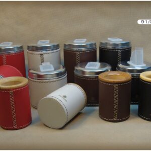 91-02 SET DE LATAS Y MATE COSTURA ARTESANAL