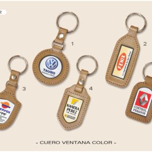 CV-2 LLAVERO CUERO VENTANA COLOR