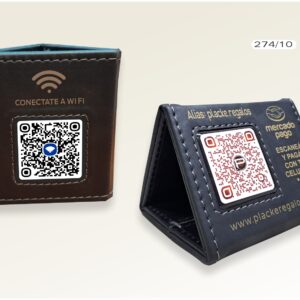 274-10 PORTA QR CARPITA TRIANGULAR x3