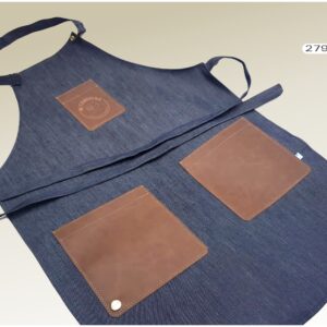 279-55 DELANTAL JEANS BOLSILLOS SIMIL